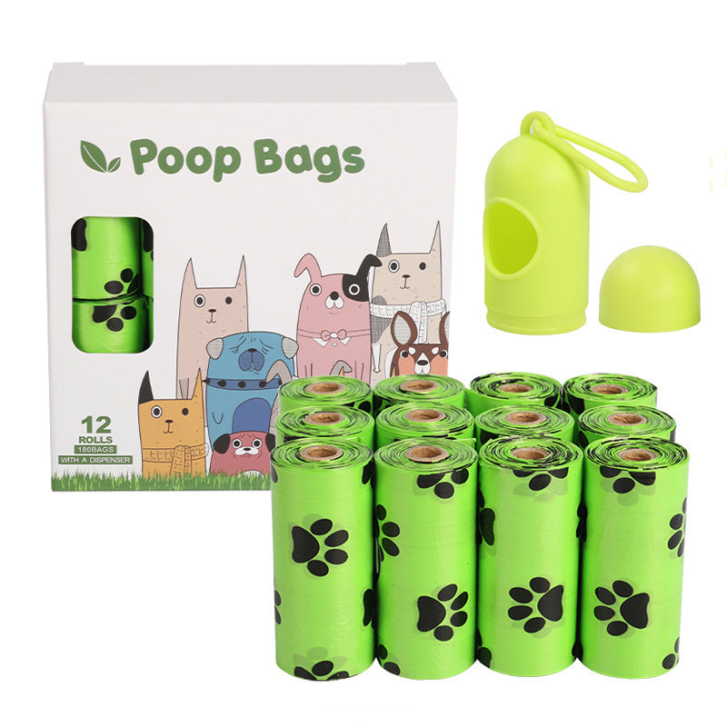 Biodegradable Dog Poop Bags with Dispenser - Eco-Friendly Pet Supplies