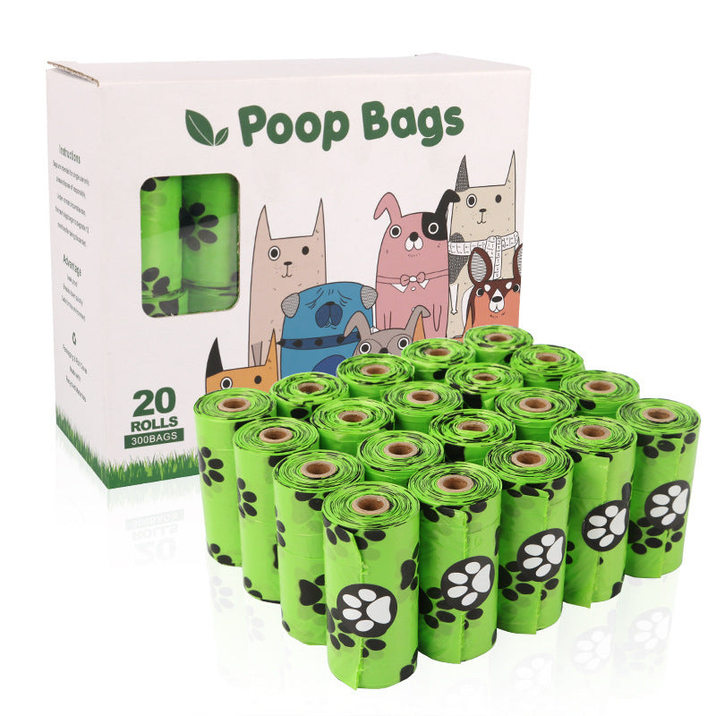 Biodegradable Dog Poop Bags with Dispenser - Eco-Friendly Pet Supplies