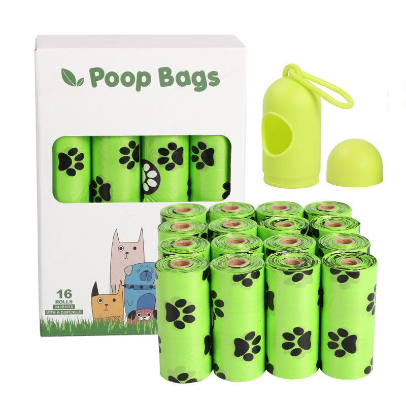 Biodegradable Dog Poop Bags with Dispenser - Eco-Friendly Pet Supplies