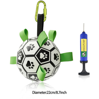 Interactive Dog Soccer Ball for Training & Outdoor Play