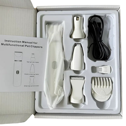 Professional 4-in-1 Pet Grooming Kit - for Dogs and Cats