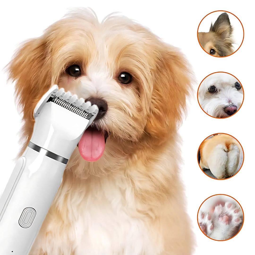 Professional 4-in-1 Pet Grooming Kit - for Dogs and Cats